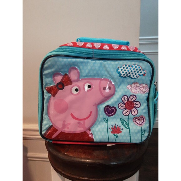 Peppa Pig Insulated Lunch Box Bag Flower Power - Picture 1 of 1